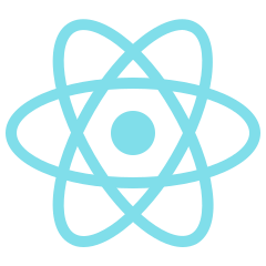 Ícone azul do React