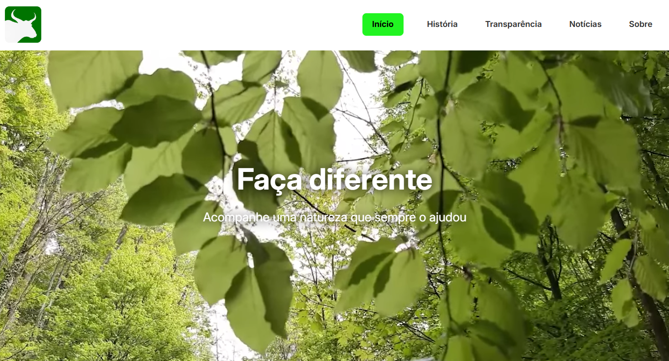 Preview do projeto website Parque dos Búfalos